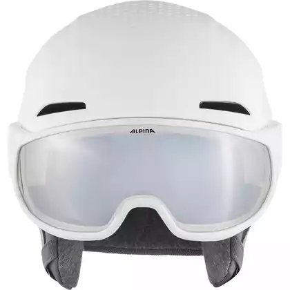 ALPINA ALTO V lyžiarska/snowboardová prilba, matná biela