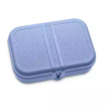 Koziol Pascal L organic lunchbox so separátorom, modrá
