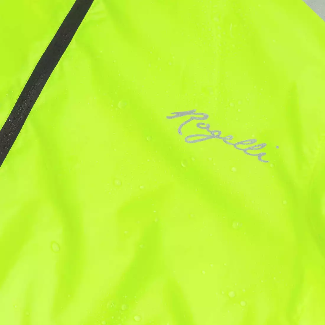 ROGELLI CORE dámska cyklistická bunda do dažďa žltý fluór