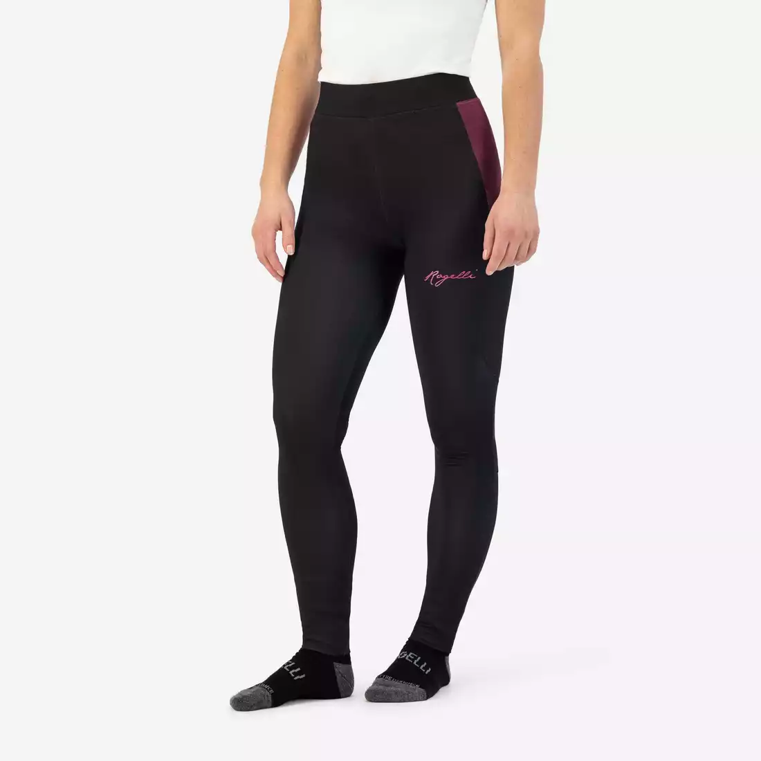 ROGELLI ENJOY II dámske zimné joggingové nohavice, čierne