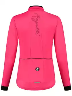 ROGELLI ESSENTIAL dámska zateplená cyklistická bunda ružovej farby