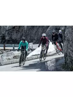 ROGELLI PESARA dámska zimná cyklistická bunda, tyrkysová