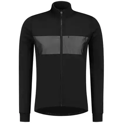 Rogelli ATTQ pánska zimná cyklistická bunda, čierna a sivá
