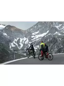 Rogelli ATTQ pánska zimná cyklistická bunda, čierna a sivá