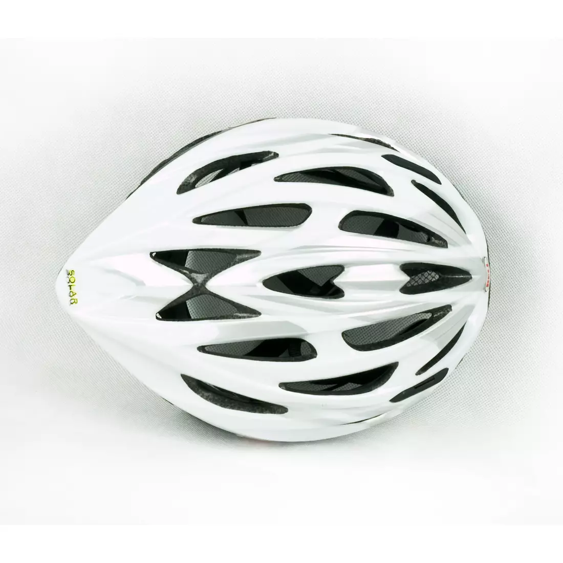 BELL SOLAR - cyklistická prilba, biela a strieborná