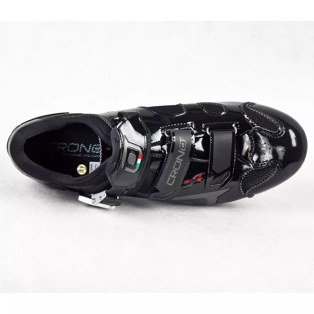 CRONO CLONE NYLON - cestná cyklistická obuv - farba: Čierna