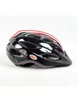 Cyklistická prilba BELL PISTON, čierna a červená