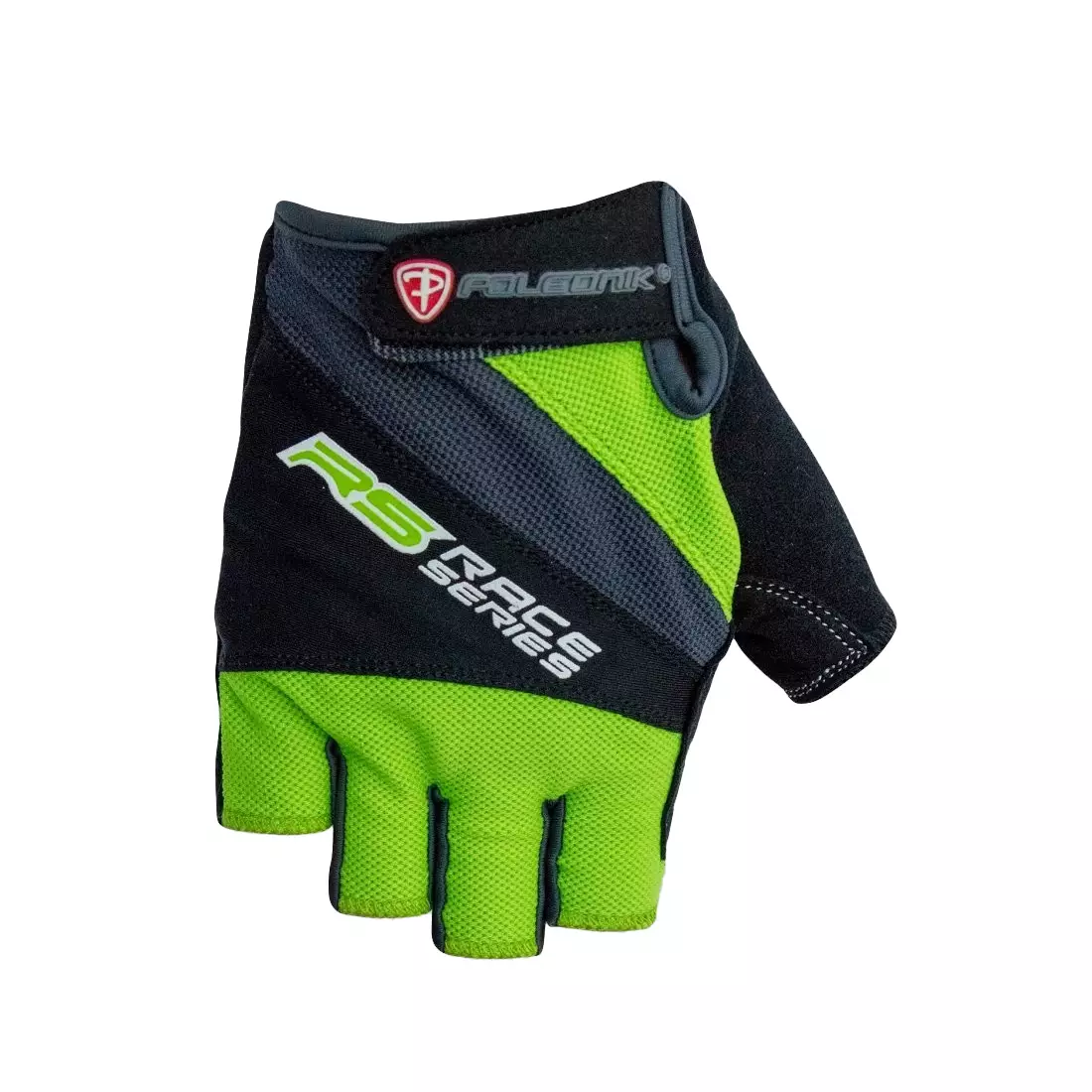 Cyklistické rukavice POLEDNIK RS čierno-zelené
