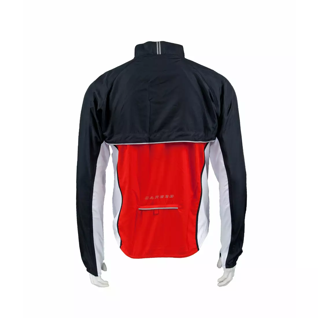 DARE2B MOMENTUM WINDSHELL - vetrovka cyklistická bunda-vesta, červená DML102-67W