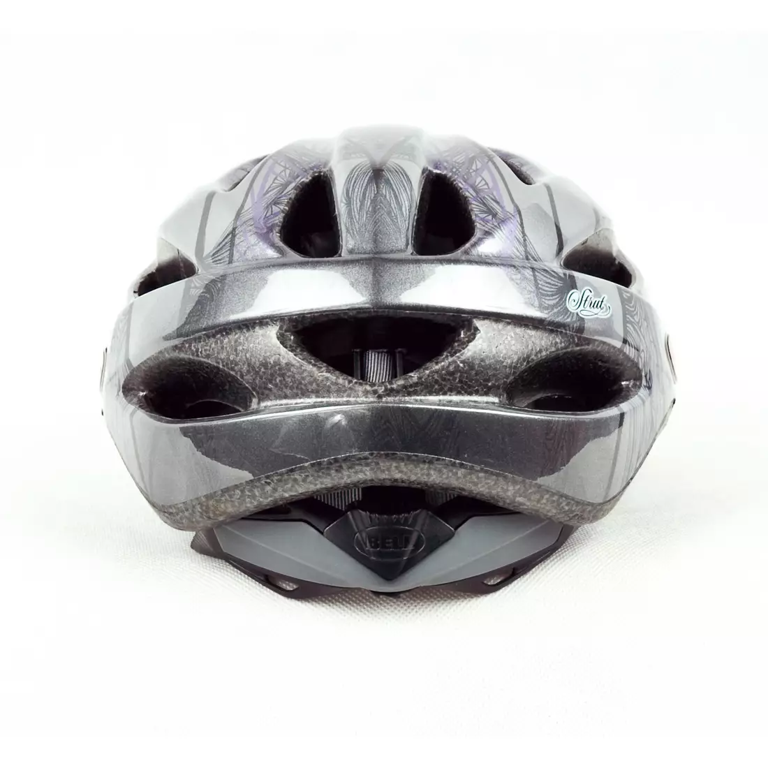Dámska cyklistická prilba BELL STRUT titánovo fialová
