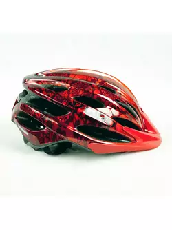 Dámska cyklistická prilba GIRO VERONA, červená / grafika