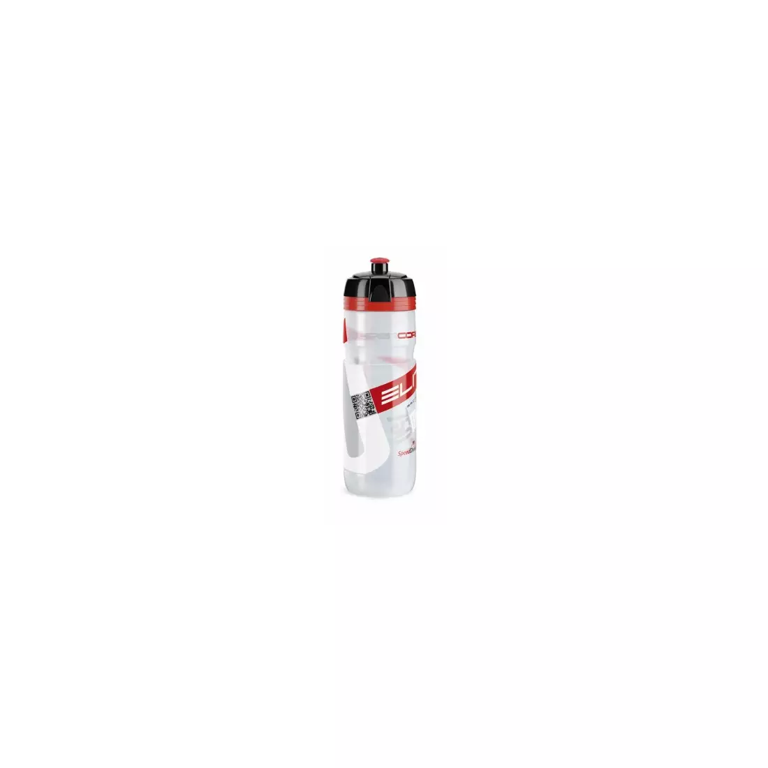 Elitná cyklistická fľaša Super Corsa Transparent-Red Logo 750ml EL0091754 SS19