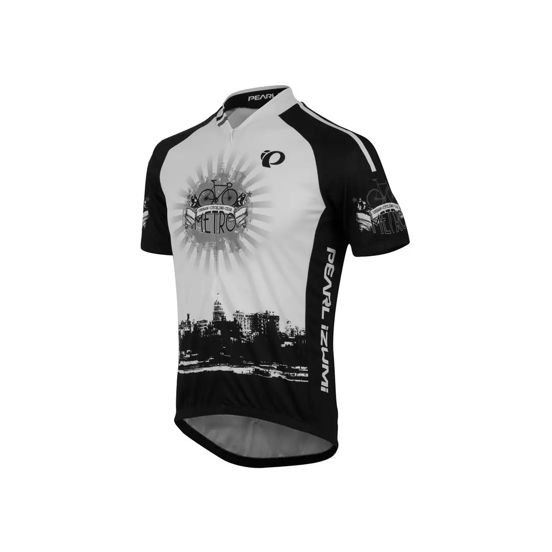 PEARL IZUMI - 0705-4IY SELECT LTD - pánsky cyklistický dres, farba: Biela a čierna