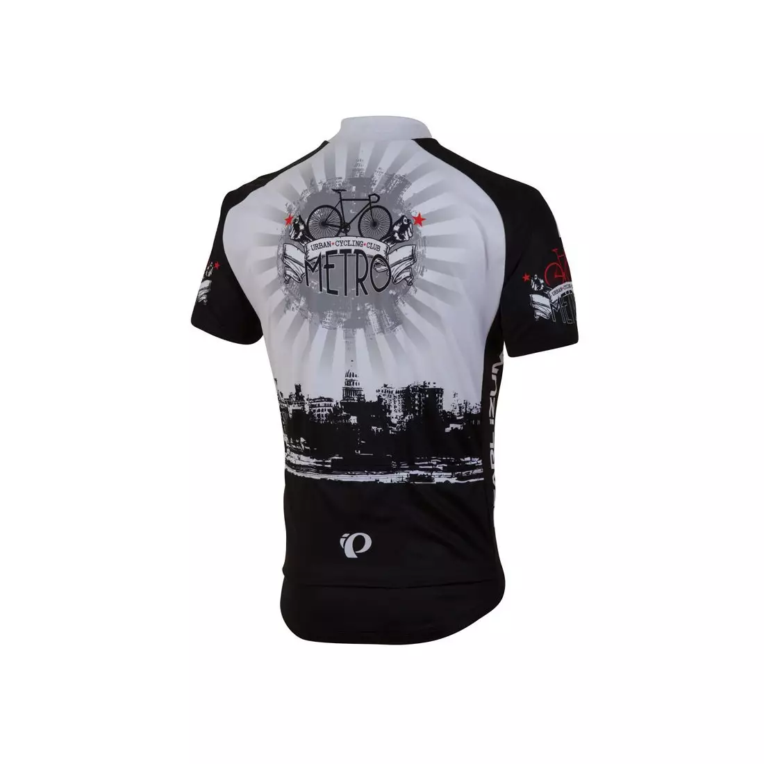 PEARL IZUMI - 0705-4IY SELECT LTD - pánsky cyklistický dres, farba: Biela a čierna