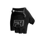 POLEDNIK F4 NEW14 cyklistické rukavice, čierne