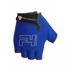 POLEDNIK F4 NEW14 cyklistické rukavice, modré