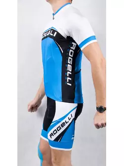 ROGELLI ANCONA - pánsky cyklistický dres, bielo-modrý