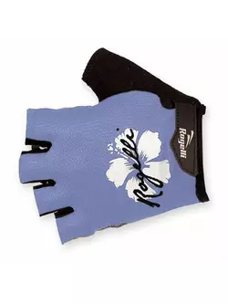 ROGELLI DORELLA - dámske cyklistické rukavice, farba: Modrá