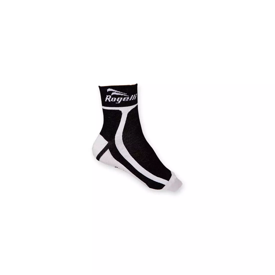 ROGELLI RCS-03 - COOLMAX - cyklistické ponožky, čierno-biele