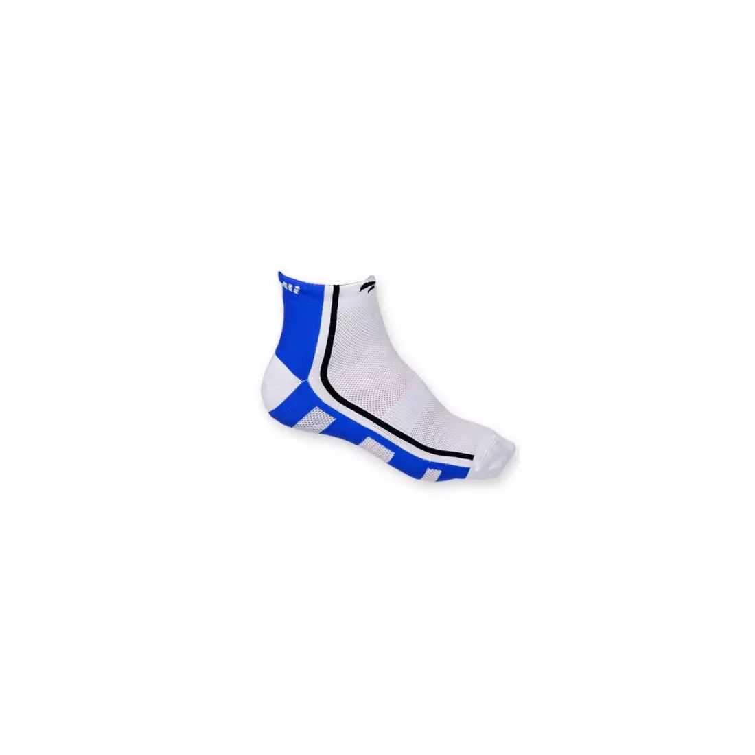 ROGELLI RCS-04 - Q-SKIN  - cyklistické ponožky, biele a modré