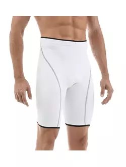 SANTINI CORE - cyklistické šortky, vložka MAX2 - farba: Biela