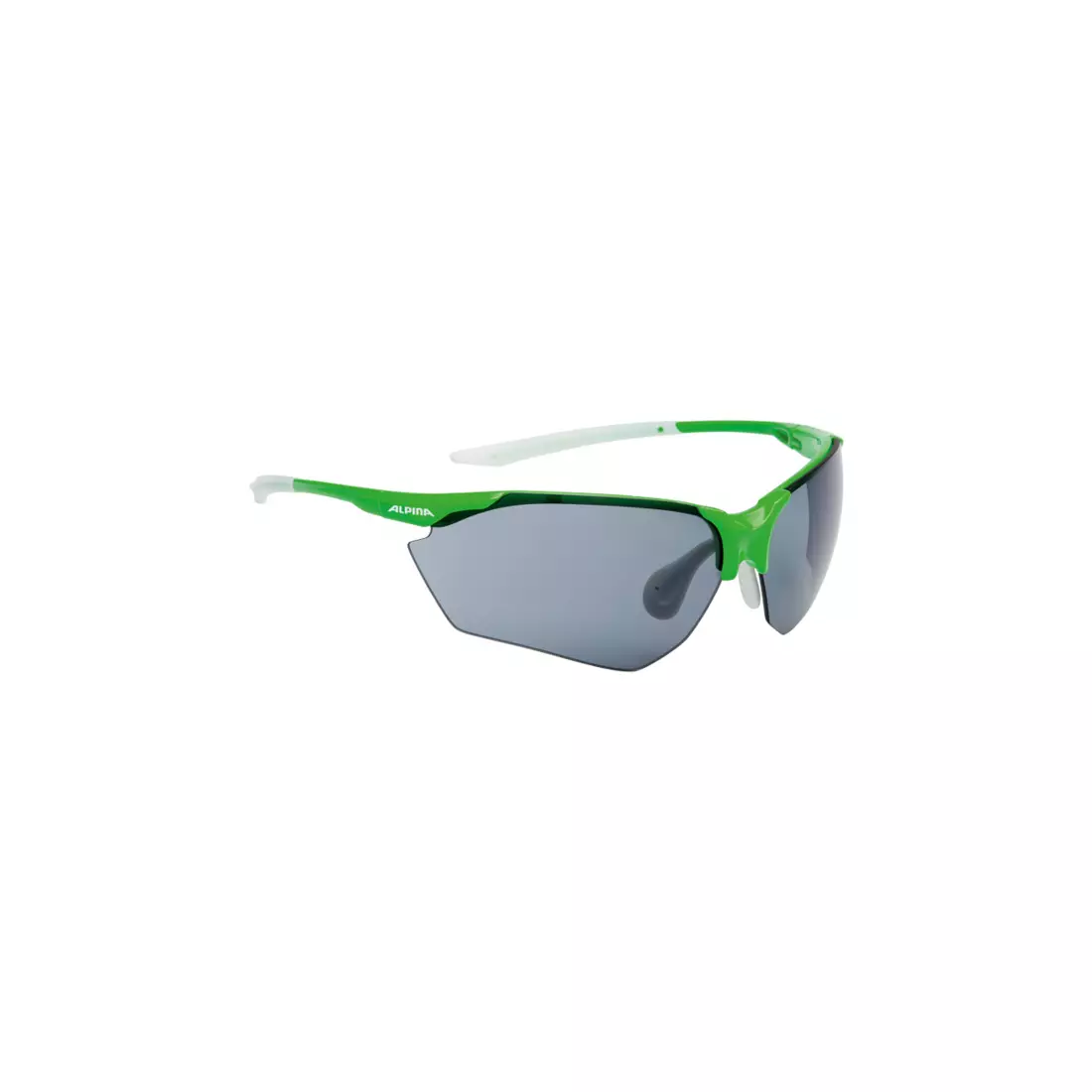 Športové okuliare ALPINA - SPLINTER HR C+ zeleno-biele / čierne zahmlievacie sklo