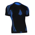 TERVEL OPTILINE LIGHT MOD-02 - pánske termo tričko s krátkym rukávom, farba: čierna a modrá