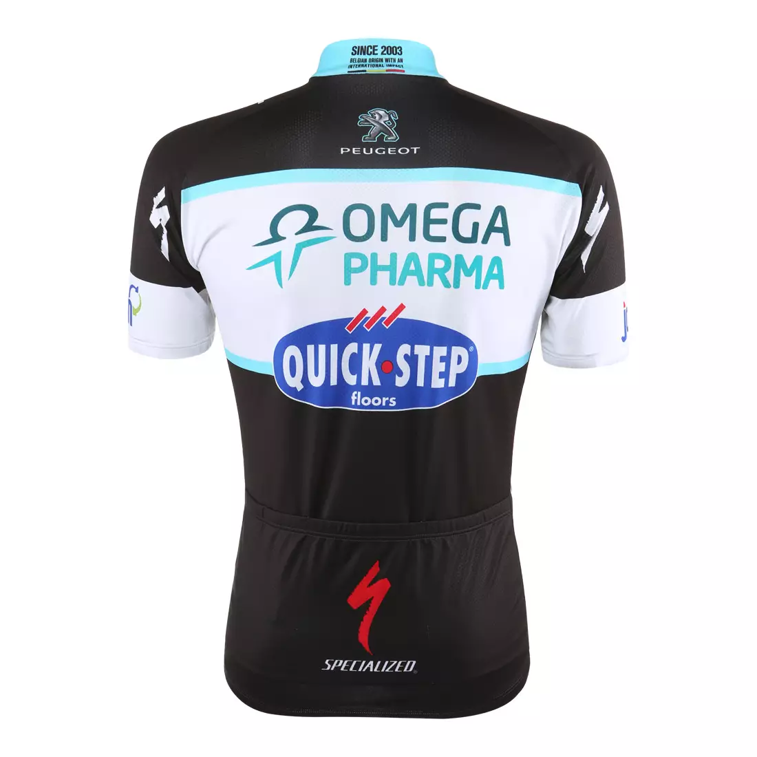 VERMARC - OMEGA PHARMA 2014 cyklistický dres, celoprepínací zips