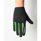 Zimné rukavice SHIMANO Windbreak ECWGLBWLS32, farba: Čierna a zelená