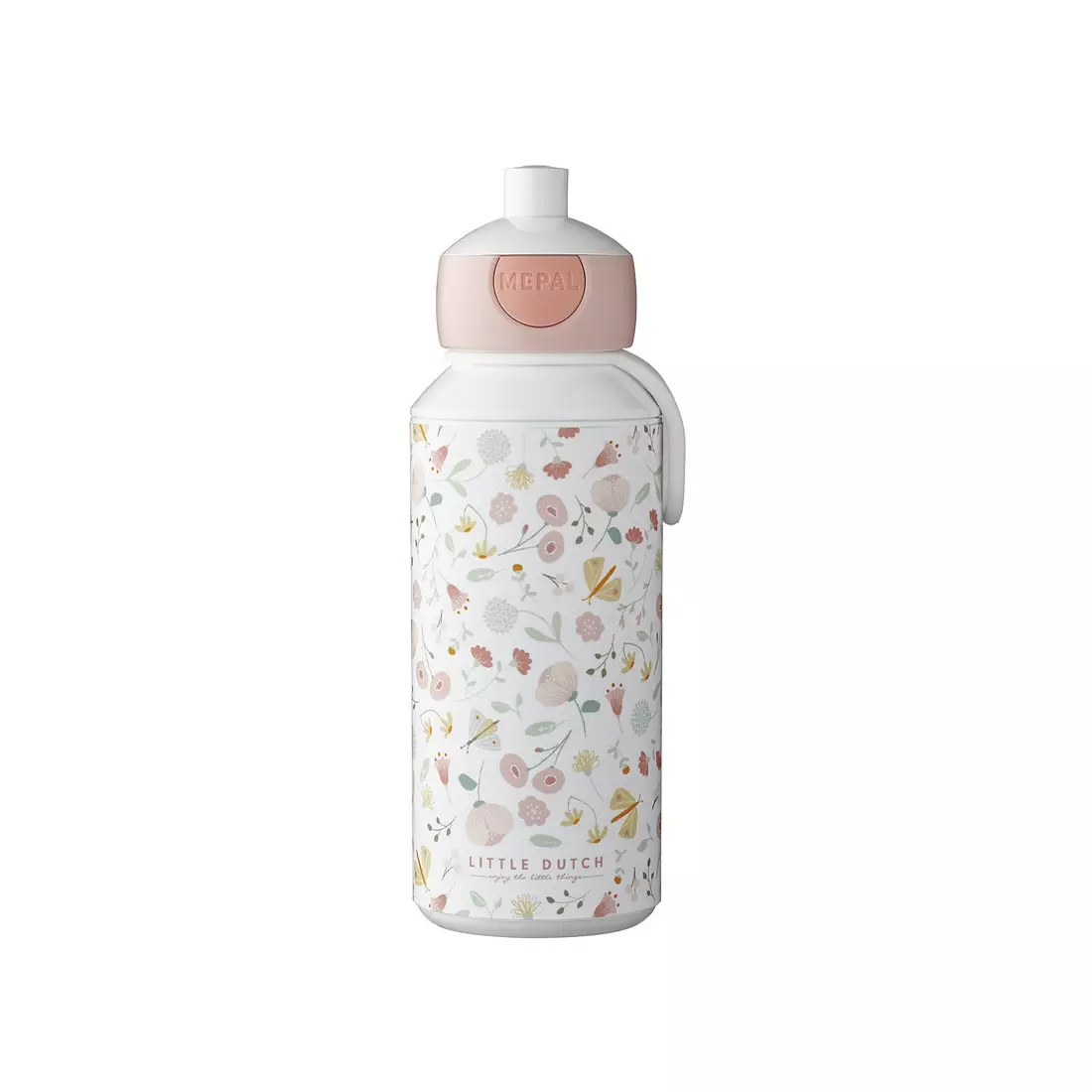 MEPAL POP-UP CAMPUS fľaša na vodu pre deti 400 ml, flowers &amp; butterflies