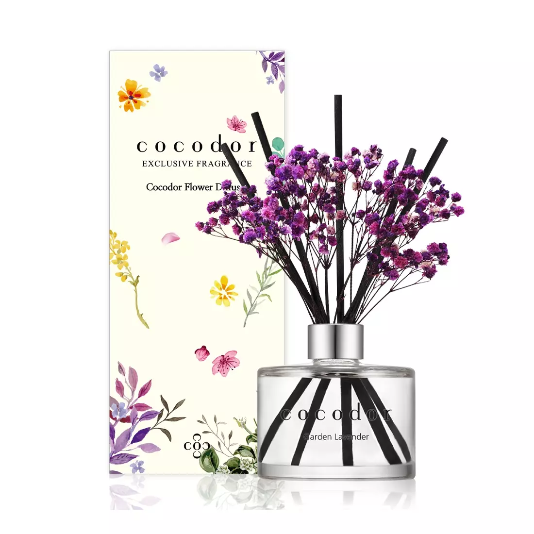 COCODOR aróma difuzér s tyčinkami a kvetmi, garden lavender 200 ml