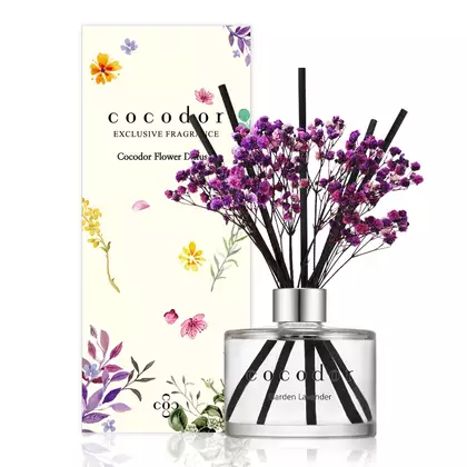 COCODOR aróma difuzér s tyčinkami a kvetmi, garden lavender 200 ml