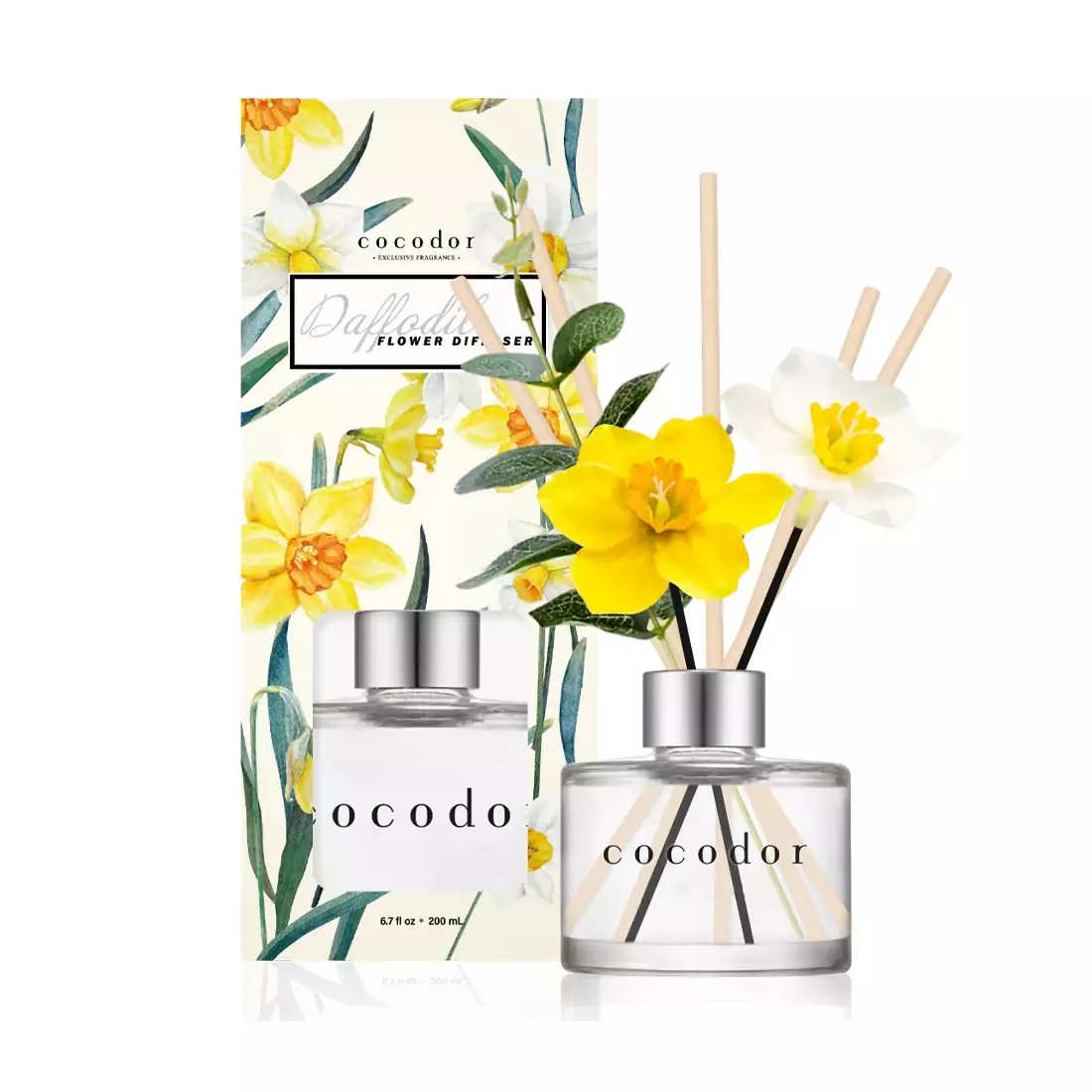 COCODOR aróma difuzér s tyčinkami daffodil, deep musk 200 ml