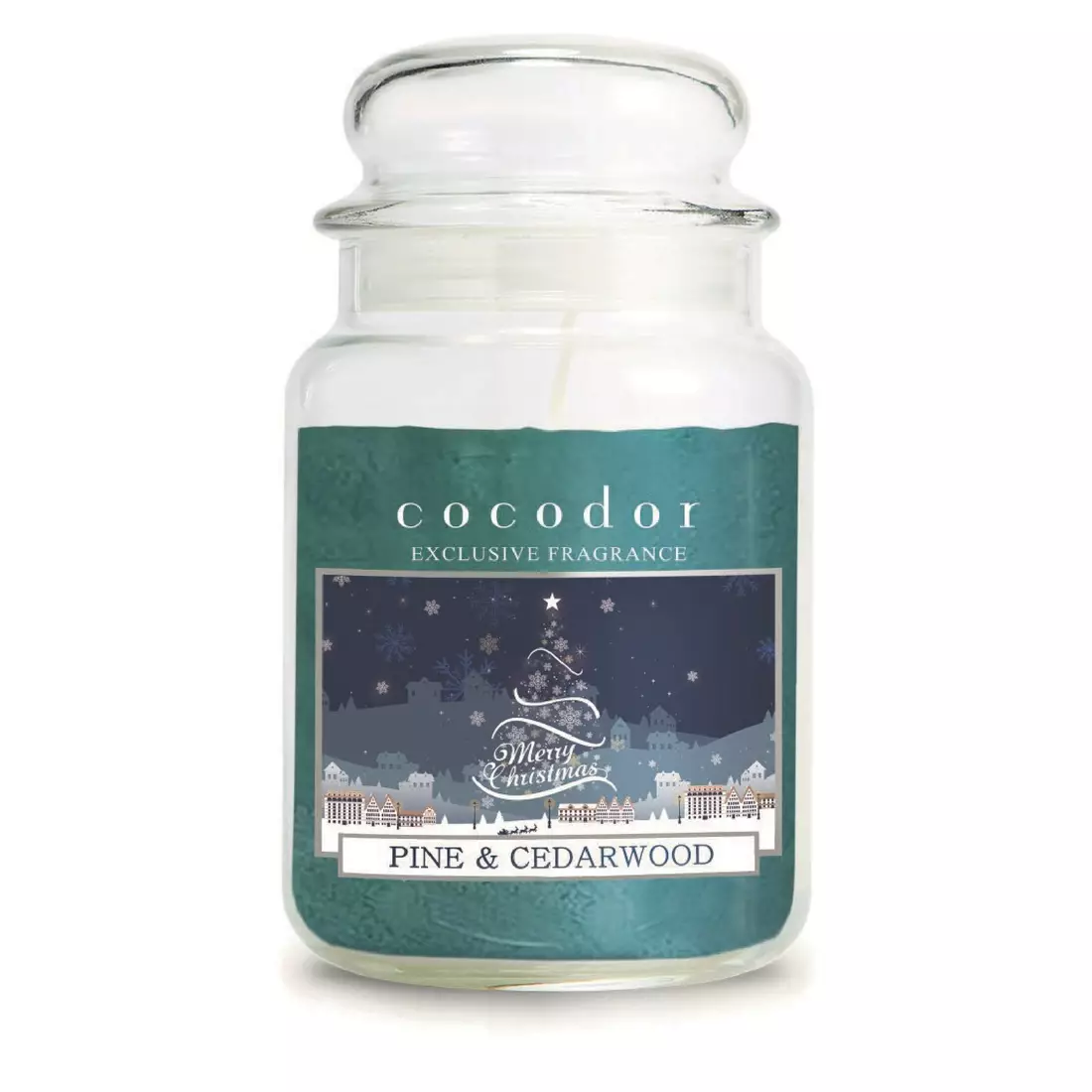 COCODOR vonná sviečka christmas pine&amp;cedarwood 550 g