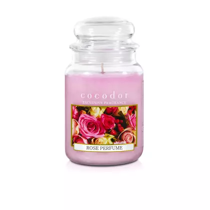 COCODOR vonná sviečka rose perfume 550 g
