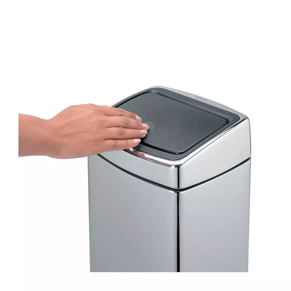 BRABANTIA Touch Bin odpadový kôš 10L, nehrdzavejúca oceľ