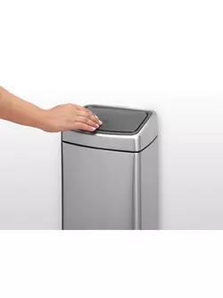BRABANTIA TouchBin odpadový kôš 10L, oceľová rohož