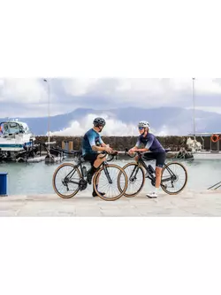 ROGELLI DAWN dámsky cyklistický dres vo fialovej a mätovej farbe