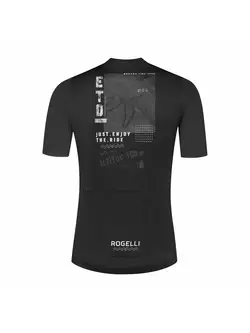 ROGELLI SOL pánsky cyklistický dres, čierna