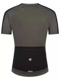 Rogelli EXPLORE pánsky cyklistický dres, tmavošedý