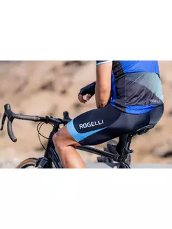 Rogelli FUSE II pánske cyklistické šortky, čierna a modrá