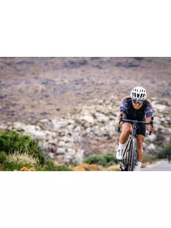 Rogelli LIQUID dámsky cyklistický dres, čierna a sivá