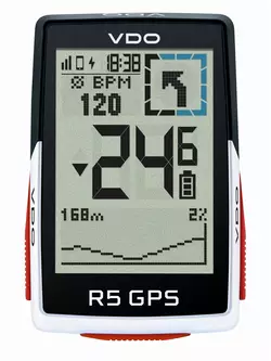 VDO R5 GPS FULL SET bezdrôtový cyklopočítač