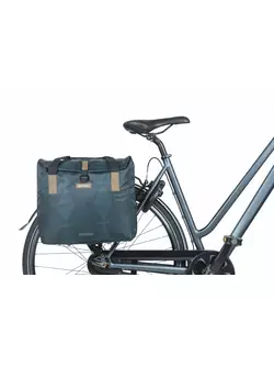 BASIL ELEGANCE SHOPPER zadný nosič na bicykel 20 L, estate blue