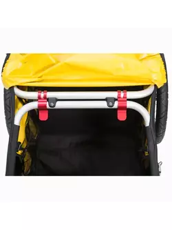 BURLEY NOMAD príves na batožinu 105 L, čierna a žltá
