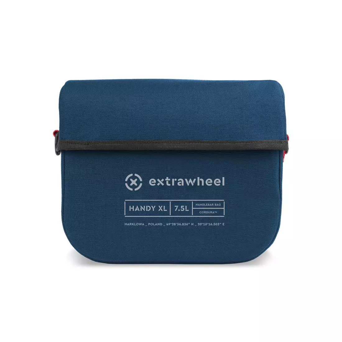 EXTRAWHEEL HANDY PREMIUM CORDURA XL taška na riadidlá bicykla, modrá 7,5 L