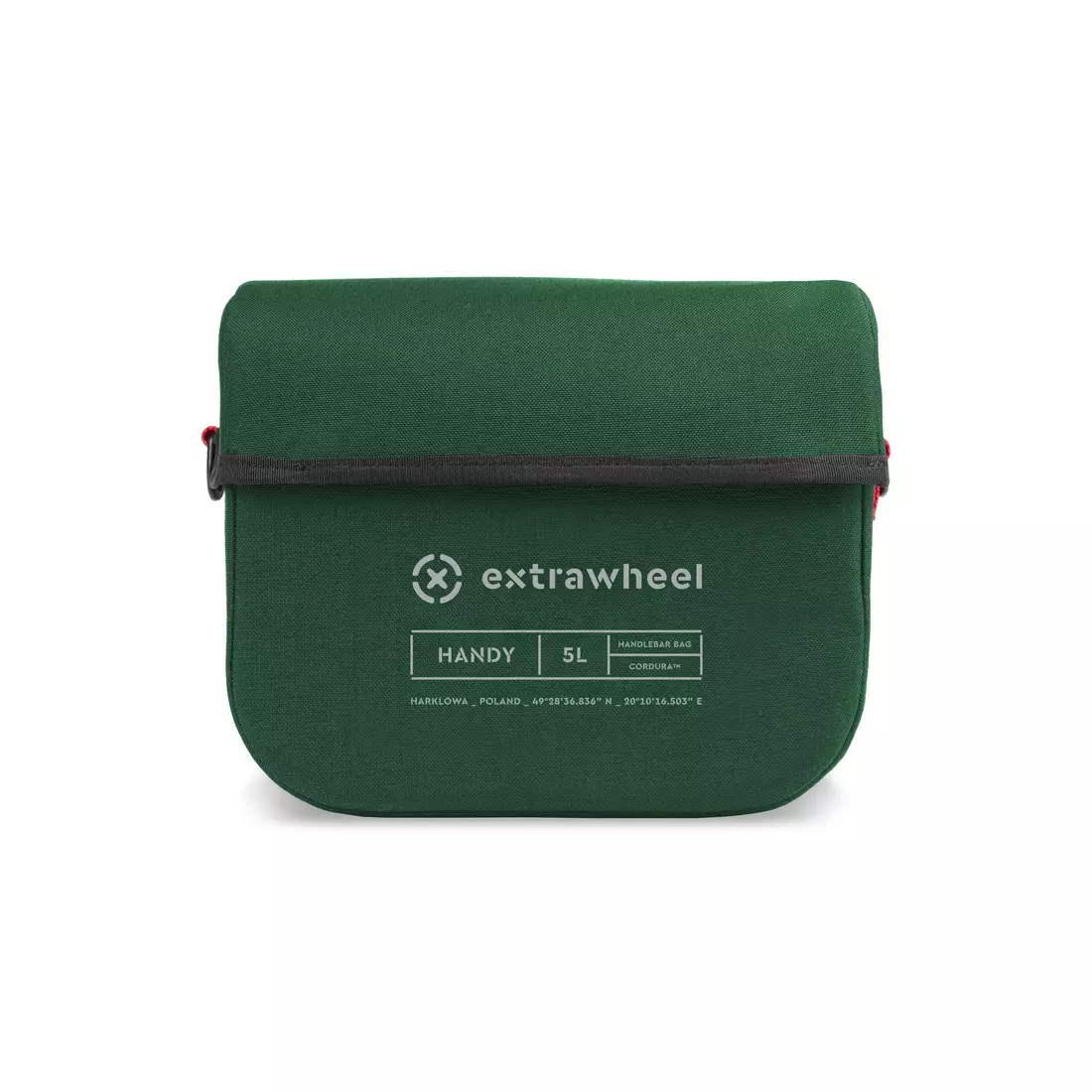 EXTRAWHEEL HANDY PREMIUM CORDURA taška na riadidlá, zelená 5 L