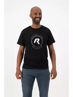 Pánske tričko Rogelli GRAPHIC čierne