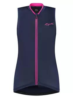 Rogelli ESSENTIAL dámska cyklistická vesta, námornícka modrá a ružová