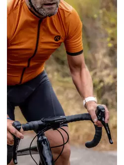 Rogelli ESSENTIAL pánsky cyklistický dres, meď